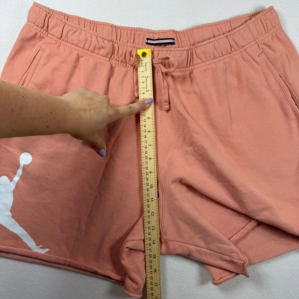 Jordan Essentials Mens Fleece Shorts Arctic Orange Jumpman DM1359-824 3XL